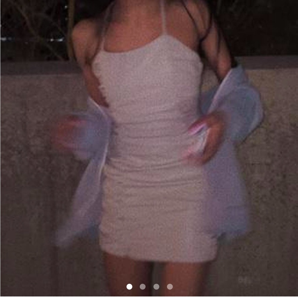 Halter nude dress
